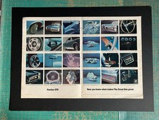 Ready To Display 1966 Pontiac Gto Options Great Oneoriginalcar Ad Print