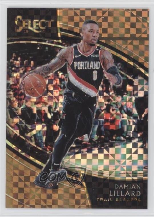 2018-19 Panini Select Courtside Copper Prizm 49/60 Damian Lillard #237 0d3
