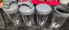 4 Replacement NutriBullet 24 oz Cups with Lids