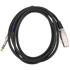 6.35mm 1/4 Inch TRS to XLR Male to Female Cable 3 Pin Female Plug Stereo1489