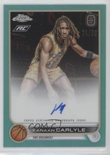 2022-23 Chrome OTE Overtime Elite Aqua Refractor 74/99 Kanaan Carlyle Auto 1pe9
