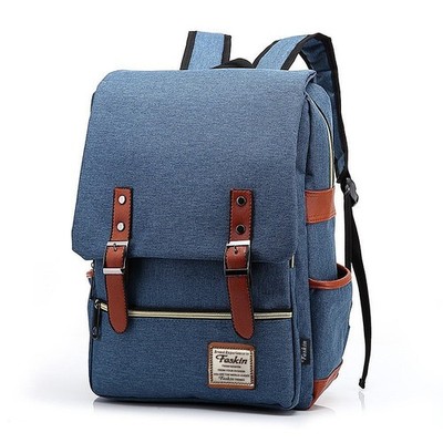 Slim Laptop Backpack Women Travel Rucksack College School Bookbag New