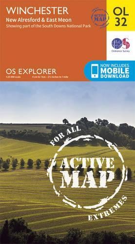 Winchester Map | Weatherproof | New Alresford & East Meon | Ordnance Survey | OS Explorer Active Map OL32 | England | Walks | Hiking | Maps | Adventure - Image 4