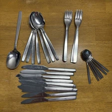 Viners Chelsea Stainless Steel 35 Piece Cutlery Set
