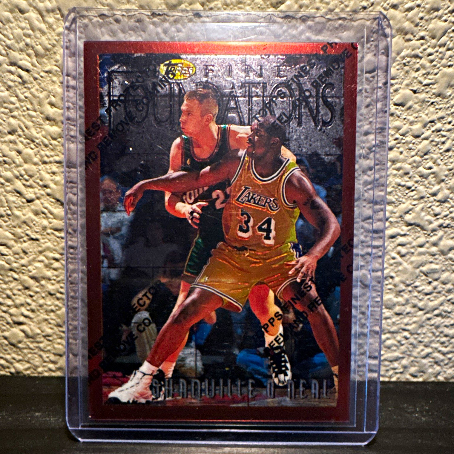 Topps Finest 1997 Finest Foundations Insert Shaquille O'Neal MINT Gradable!