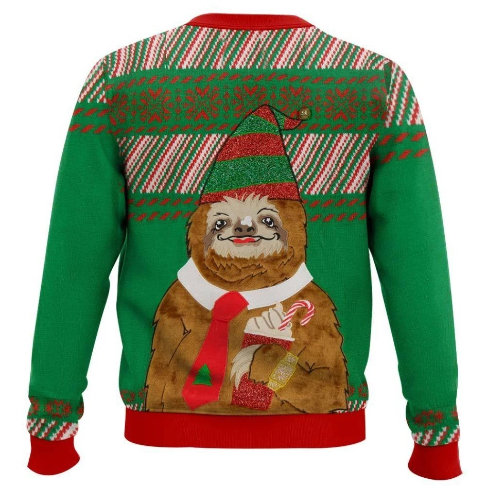 Funny Christmas Ugly Sweater for Men Women 3D Printed Holiday Sweatshirt