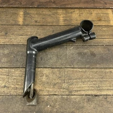 Chromoly Quill Stem 1" 25.4 Clamp Black 1 Inch Threaded Riser Cable Guide 88