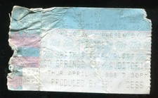 Vintage 1998 Megadeth Coal Chamber Concert Ticket Stub Colorado Springs CO