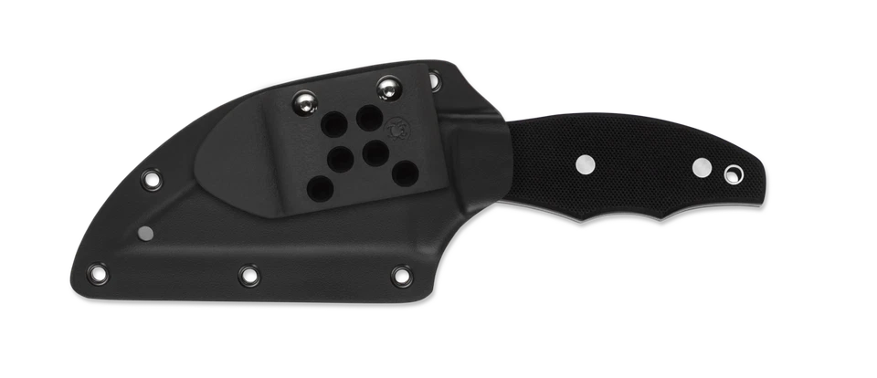 Spyderco Cuchillos Ronin 2 Cuchillo Hoja Fija Negro G10 BD1 Acero Inoxidable FB09GP2 Foto 3 de 4