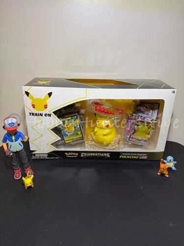 Pokemon TCG Celebrations Premium Figure Collection Box Pikachu Vmax Sealed
