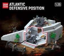 WW2 Atlantic Wall Verteidigung 1232 Teile von Quanguan