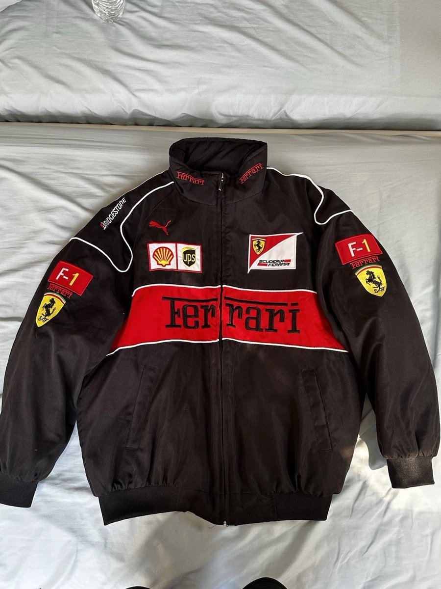 Ferrari Black Formula 1 Racing Fan Jackets for sale | eBay