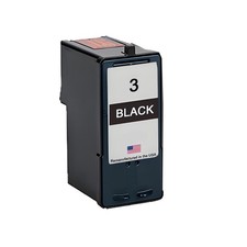 Compatible Ink Cartridge For Lexmark 3 Black-USA