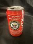 Vintage 1986 US Navy 215th B-day Coca-Cola Stay Tab 12 oz. Alum. Soda Can