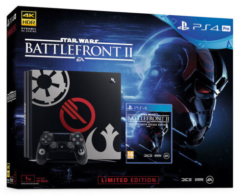 Sony PlayStation 4 Pro STAR WARS: Battlefront II 1TB. Sealed - Picture 1 of 1