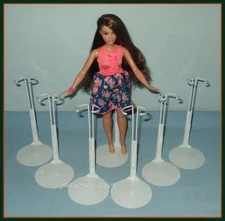 6 Kaiser Doll Stands for NEW Curvy Body Barbie FASHIONISTA 12" SHIRLEY TEMPLE