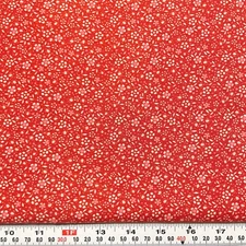 BasicGrey Biscuits and Gravy for Moda Florals on Red Cotton by the HALF YARD