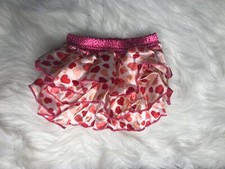Lot of 14 Baby Girl Heart Chevron Ruffle Bottom Diaper Cover Bloomers