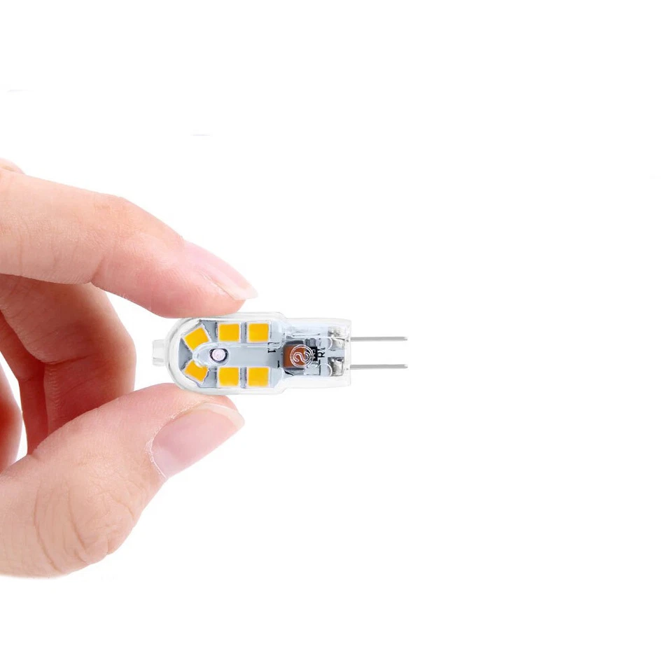 Lampadina led smd g4 2 watt 12v 200 lumen luce naturale 4000k 360° faretto - Immagine 3 di 4