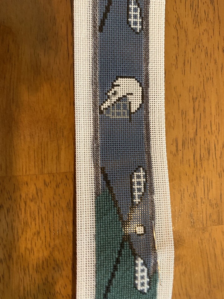 Needlepoint Canvas Lacrosse Belt eBay