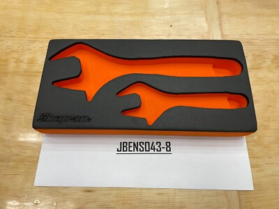 #ad Snap on Tools ORANGE FOAM ORGANIZER for 6quot; amp; 10quot; WIDE MOUTH Adjustable Wrenches $149.95