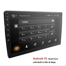 Autoradio 10" Pollici Android Stereo Auto 2din WIFI GPS USB Bluetooh R-camera - Miniatura 2