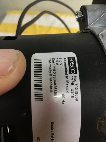 FASCO 7021-8569 Draft Inducer Blower Motor Assembly free shipping - Picture 6 of 6