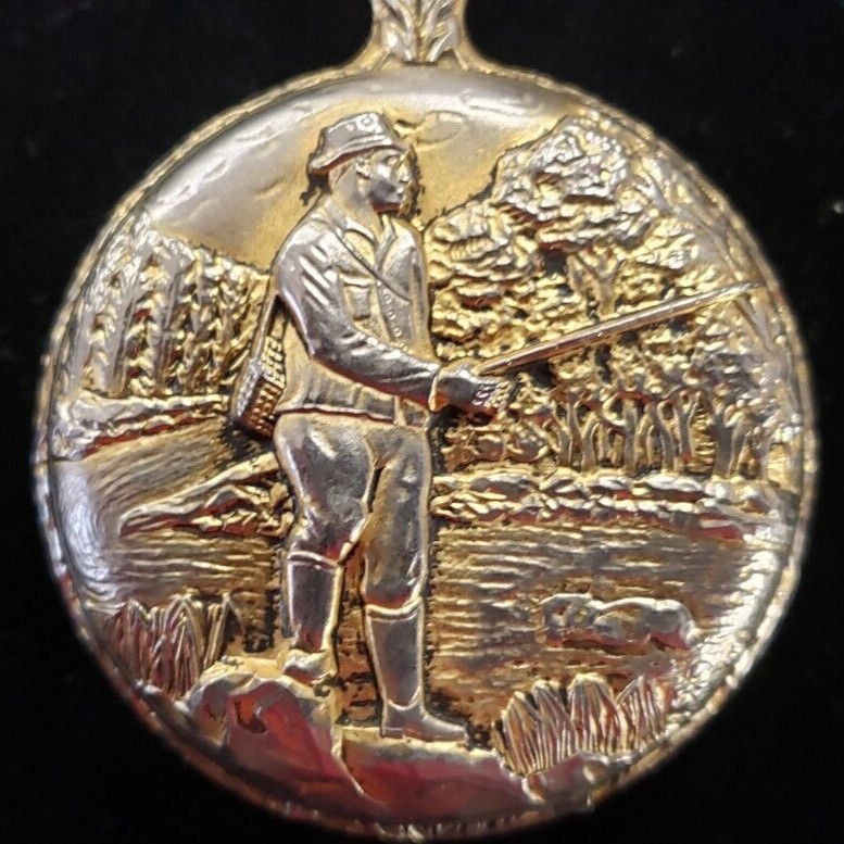 Vintage Arnex 17j incabloc Fisherman pocket watch, [A. Schild ST