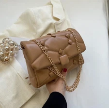 New Fashion Women Bag square  with flap decoration