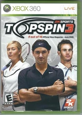 USA - Top Spin 3 XBox 360 Video Game - MARIA SHARAPOVA - ROGER FEDERER