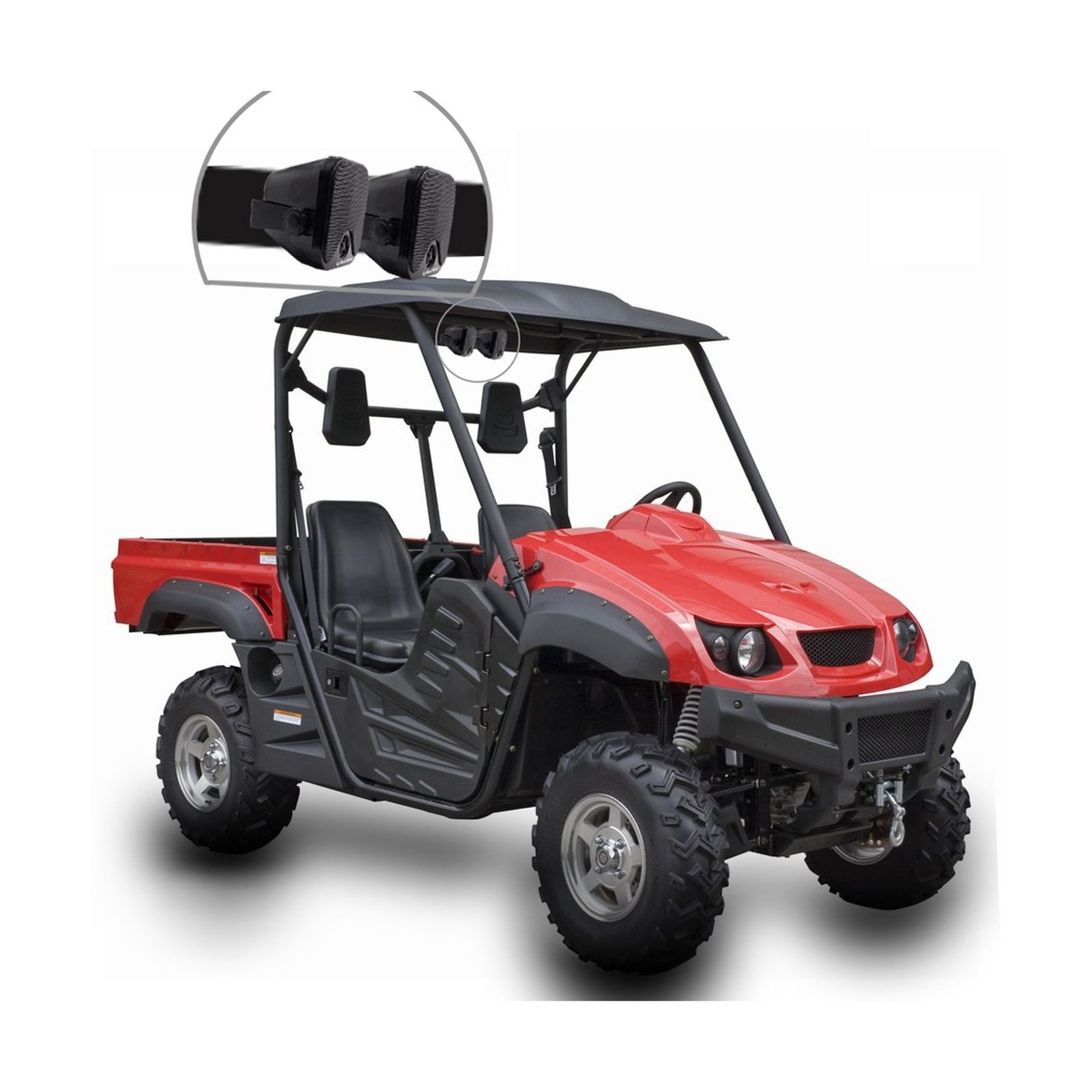 GUZARE Boats Marine Radio Bluetooth and Speakers Audio System Package - Water...