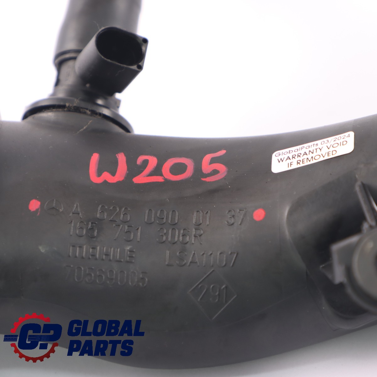 Mercedes W205 OM626 Diesel Luft einlass rohr Lade leitung Schlauch  