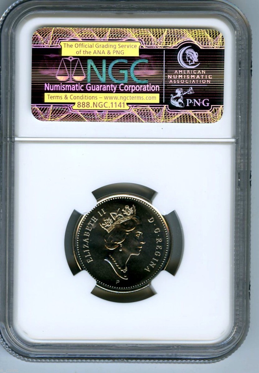 2003 P CANADA 25 CENT NGC MS67 CROWNED BUST QUARTER NGC TOP POP=1