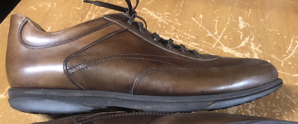 W Gibbs Mens 10.5 Brown Leather Lace Up Oxford Dress Shoe EU 43.5 Men main image 2