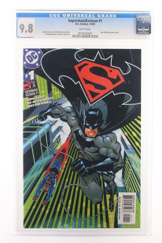 Superman/Batman #1 - D.C. Comics 2003 CGC 9.8 Two different covers exist.