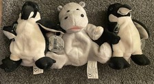 1999 COCA-COLA INTERNATIONAL COLLECTION BEAN BAG PLUSH PENG PENGUIN HIPPO 6