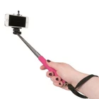 Dörr Selfie Stick Handstativ  SF-108 bis 90mm Auszug petrol pink lila