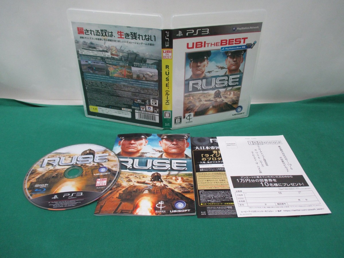 PlayStation3 -- RUSE -- UBI the Best. PS3. JAPAN GAME. 58083 | eBay