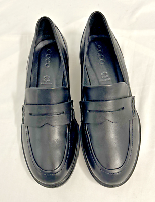 Penny Loafers Ecco Womens Silver Loafers Ecco Classic Womens ECCO