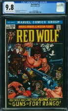 Red Wolf #1 CGC 9.8 Marvel 1972 Key Bronze Age! RARE! P3 418 cm