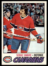 1977-78 TOPPS NHL Hockey Trading Card #45 - SERGE SAVARD, Montreal Canadiens
