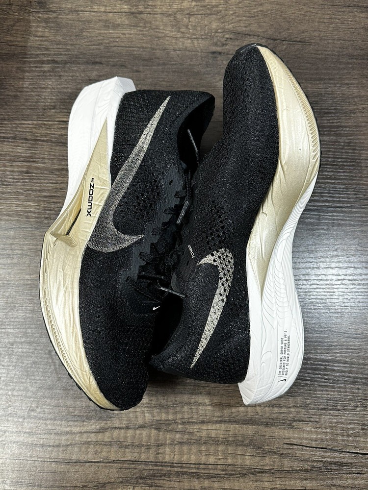 Nike ZoomX Vaporfly NEXT% 3 Black Gold Women's Running Shoes Size 8 DV4130-002