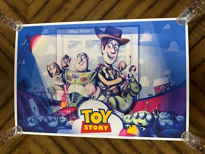 Toy Story by Giulia Del Mastio RARE VARIANT 36x24 Poster Art Disney BNG xx/50