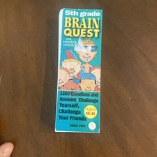 Brain Quest for 5th Grade Ages 10-11 Deck Two 1500 Questions  Answers