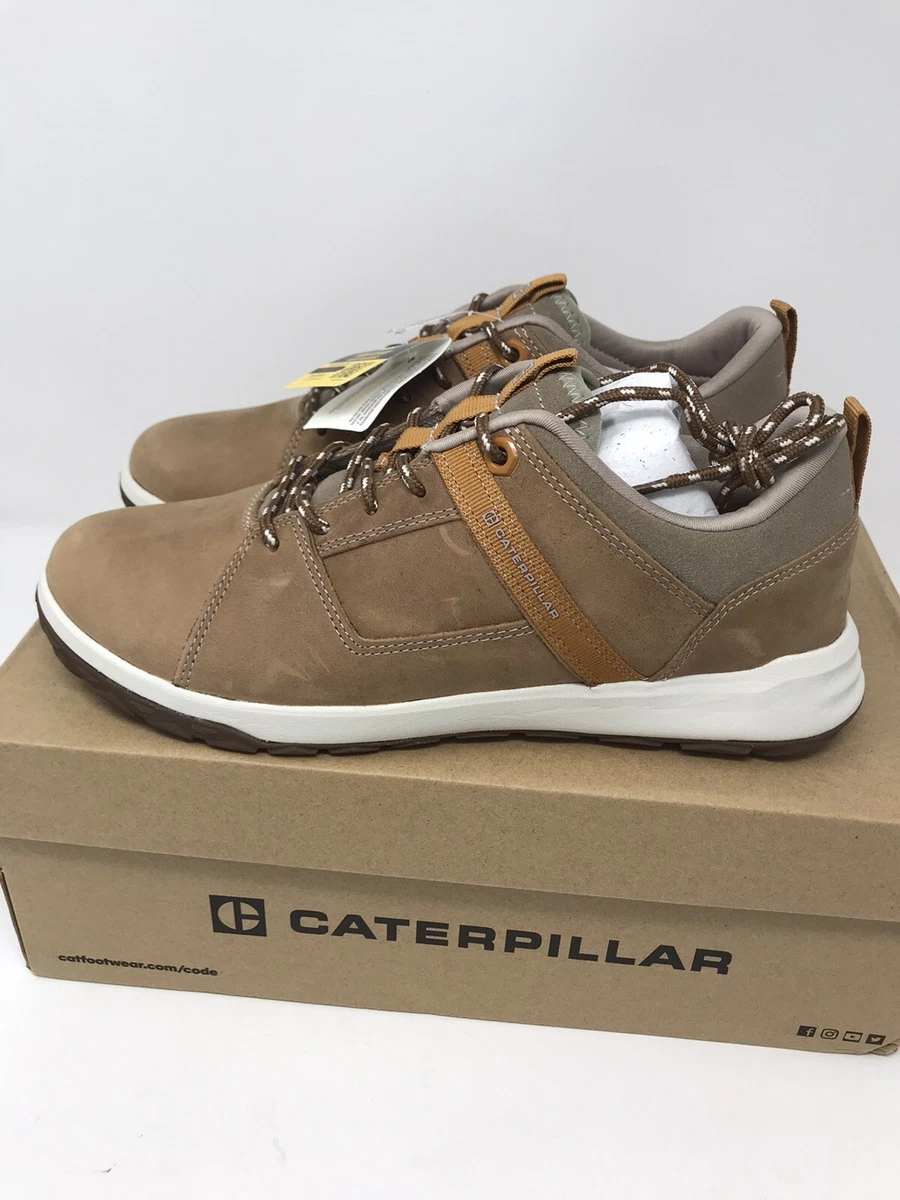 CAT Caterpillar CODE Quest Mod Leather Sneaker Casual Athletic Shoes Women Brown