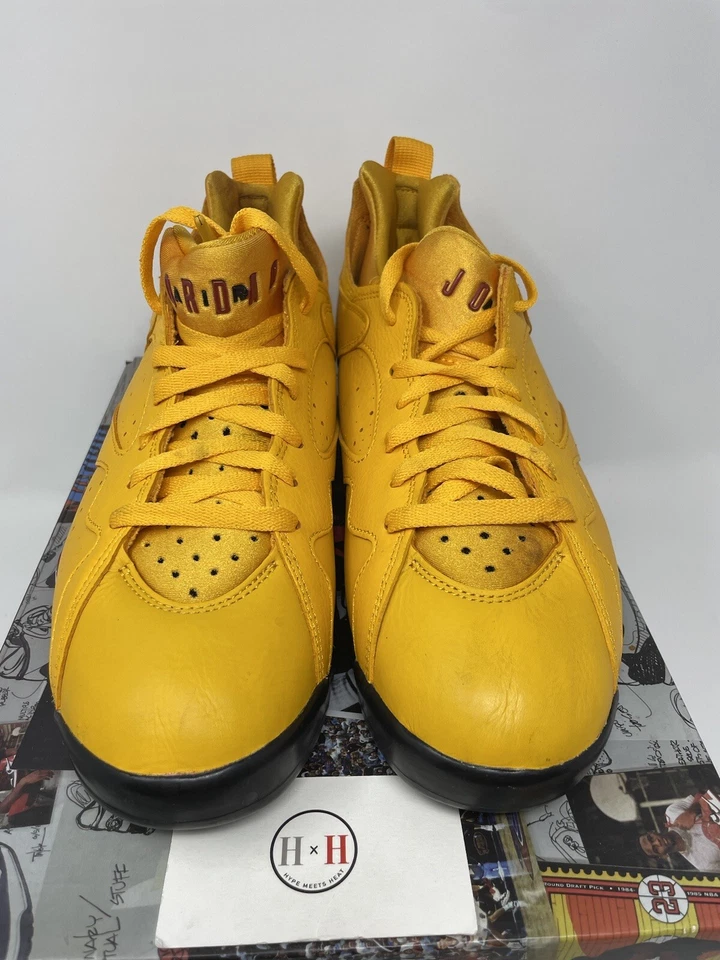 Air Jordan 7 Retro Bajo NRG Taxi Talla 10 AR4422-701 Auténtico Raro De Colección Amarillo Foto 4 de 4