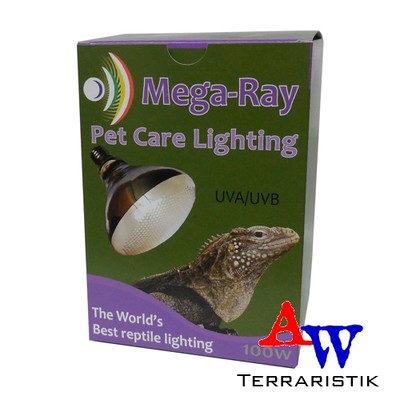 Mega Ray Pet Care Lighting - 100W - UVA / UVB Strahler - Mischlichtlampe