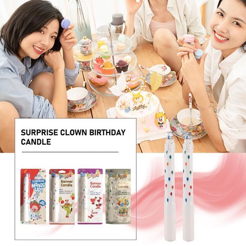 Creative Surprise Fan Birthday Candle Fan, Cake Party Number With Baking V9E7