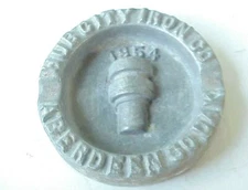 Vintage 1954 Hue City Iron Co. Aberdeen SD Ashtray