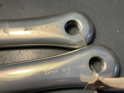 パーツ sugino aeromighty Vintage Sugino Aero Mighty Crankset 170mm, Great Condition